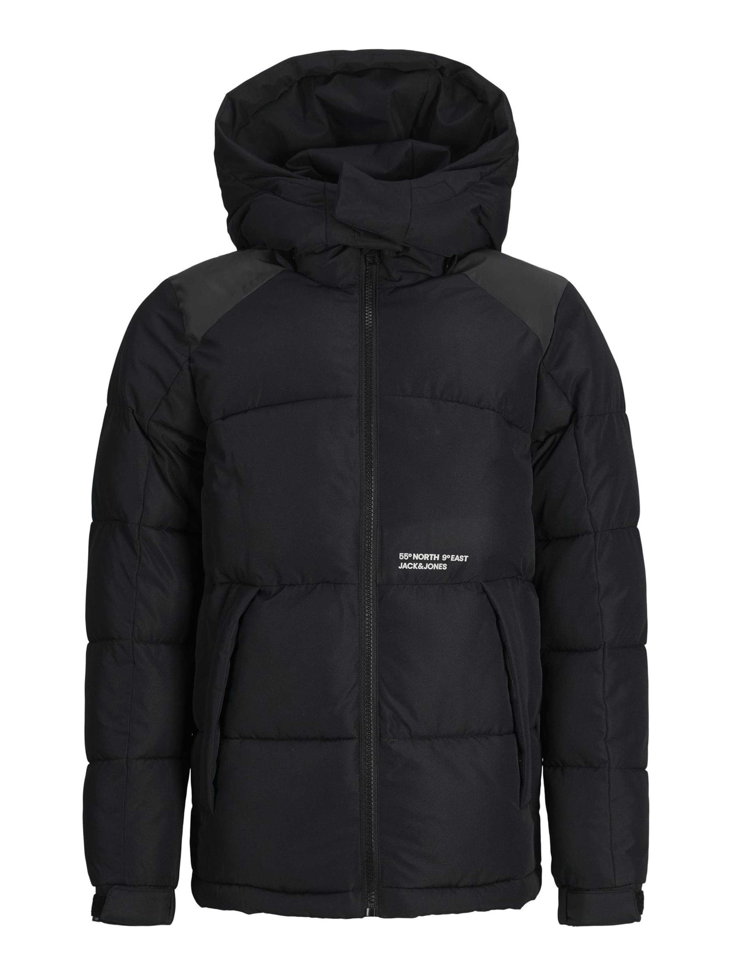Veste d’hiver 'Aero' Jack & Jones Junior en noir : devant