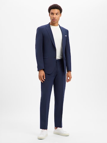 JOOP! Regular Pleated Pants 'Brad' in Blue