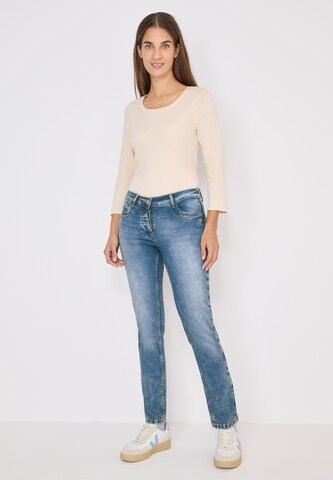 CECIL Slimfit Jeans in Blau