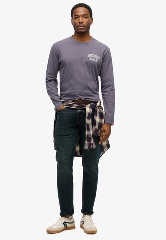 T-Shirt 'Athletic Essentials' Superdry en violet
