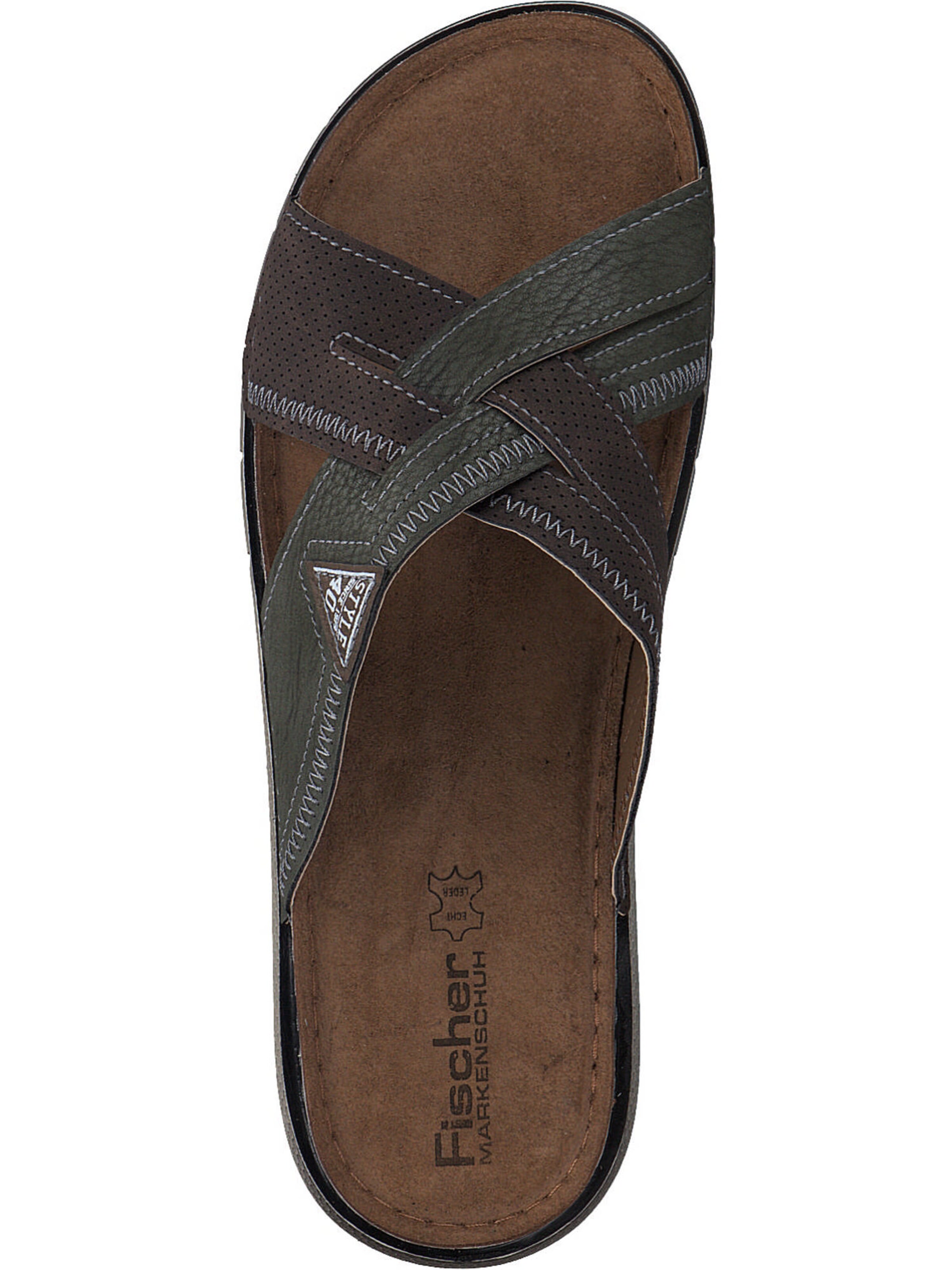 FISCHER Mules in Brown