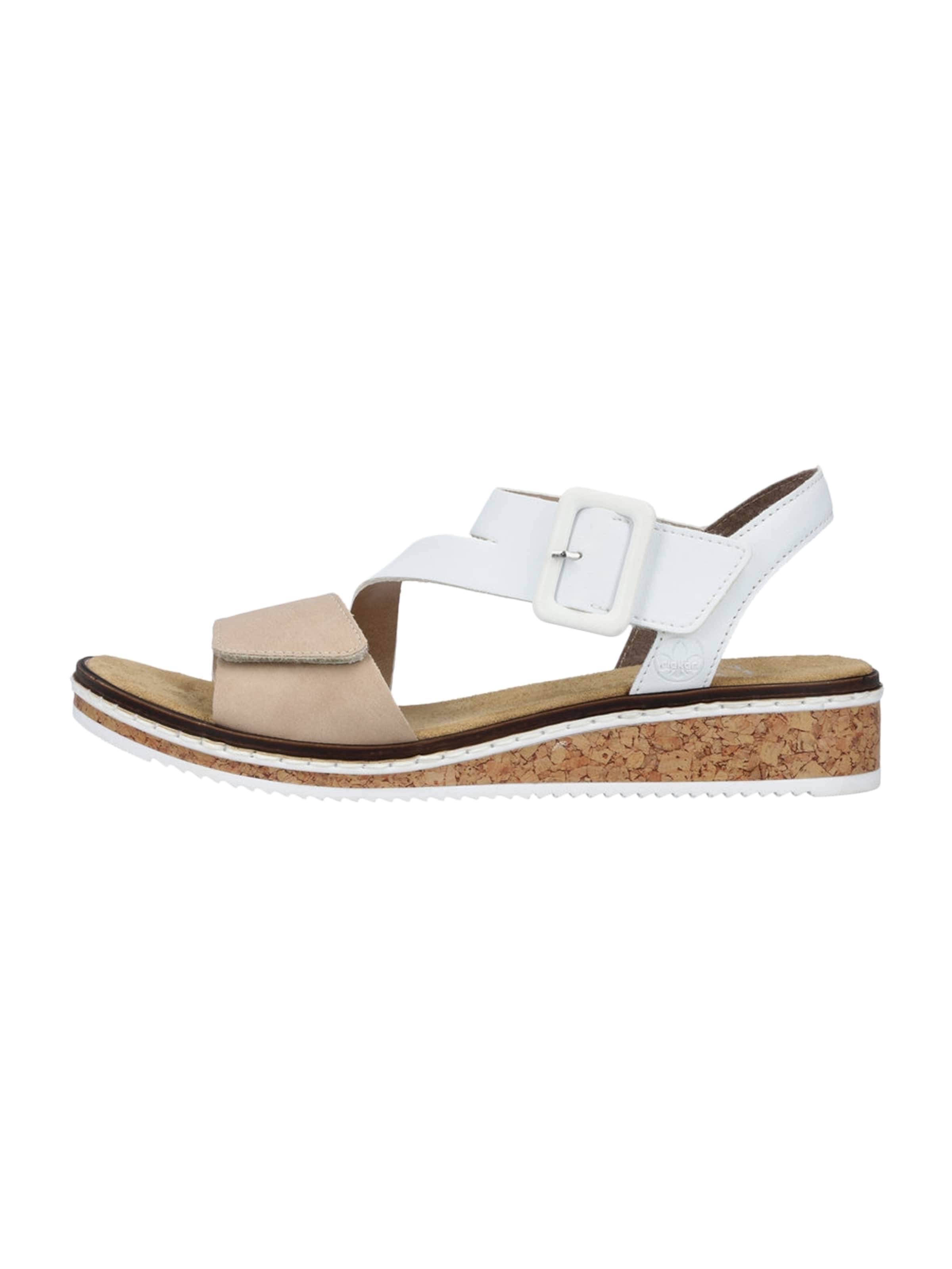 Rieker - Sandalias en blanco