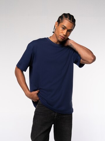 T-Shirt Eoselio en bleu : devant