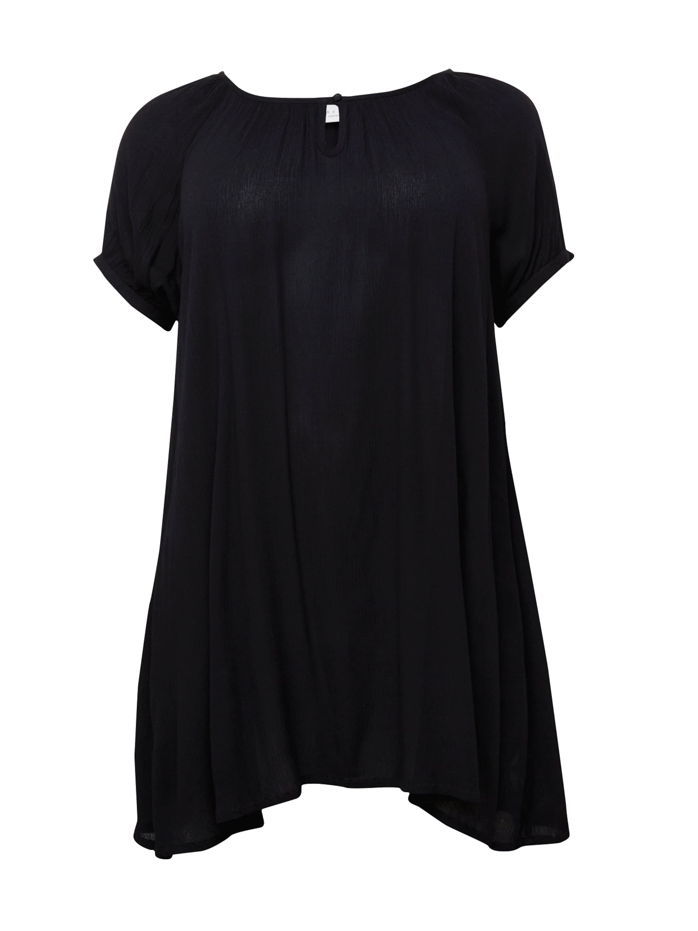 KAFFE CURVE Tunika 'Cami' - Čierna: predná strana