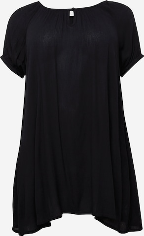 KAFFE CURVE Tunic 'Cami' in Black: front