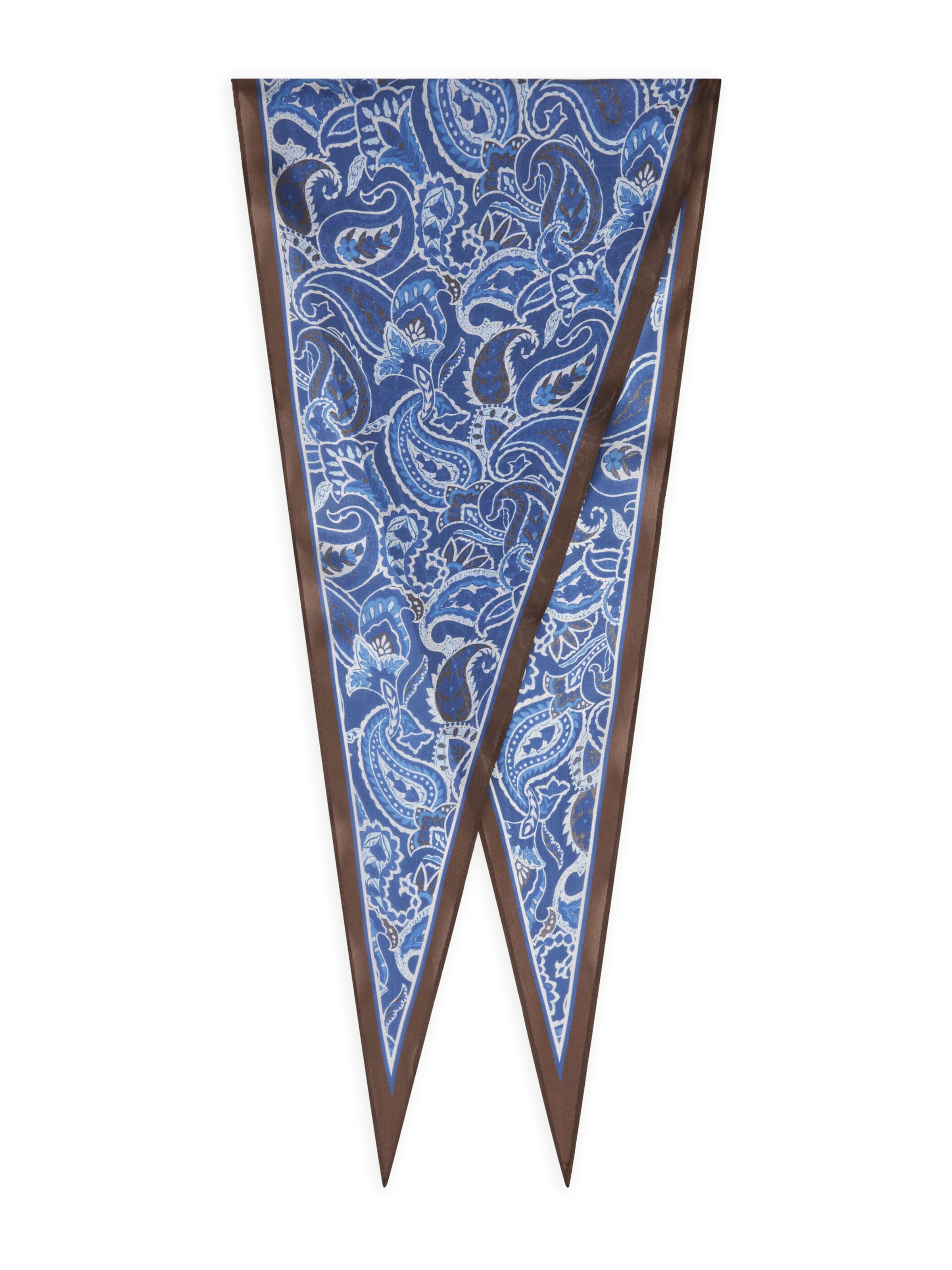 CODELLO Shawl in Blue: front