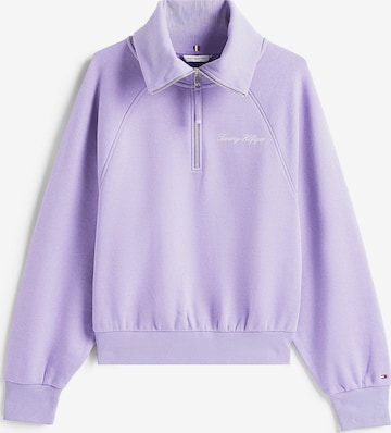 TOMMY HILFIGER Sweatshirt 'Classic' in Lila: Vorderseite
