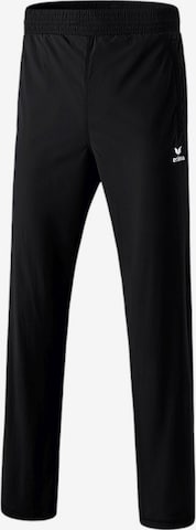 ERIMA Regular Workout Pants in Black: front