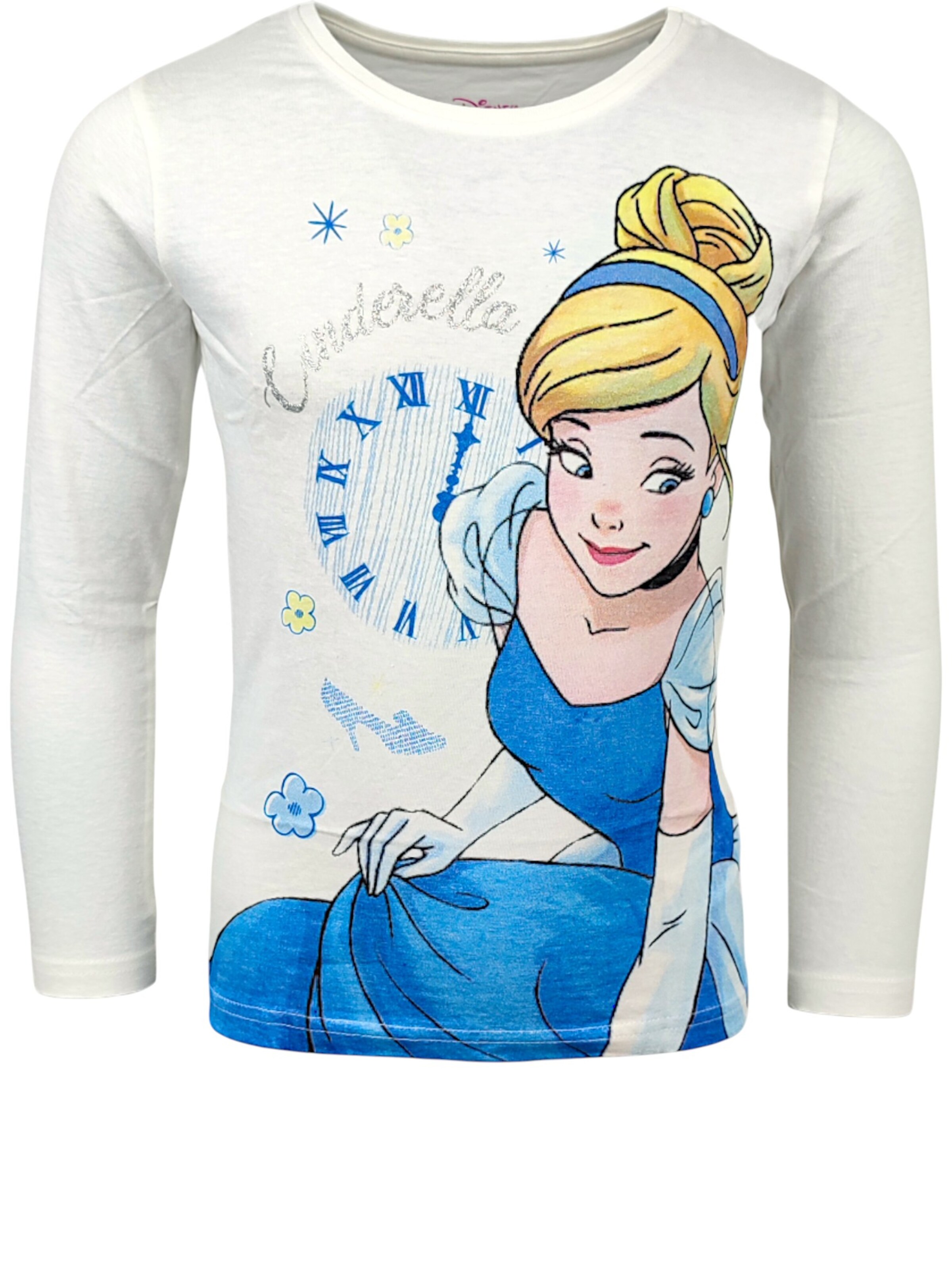 Disney Princess Shirt 'Langarmshirt Cinderella'‌‌‌‌ in Beige: Vorderseite