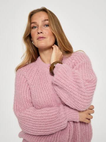 Peppercorn Neuletakki 'Mabelle' värissä vaaleanpunainen