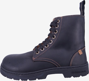 EL NATURALISTA Schnürstiefelette in Schwarz: Vorderseite