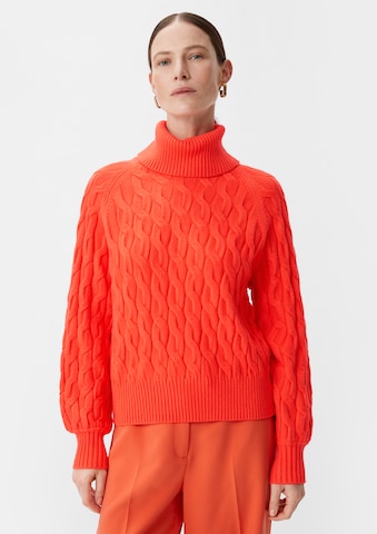 Pull-over COMMA en orange : devant