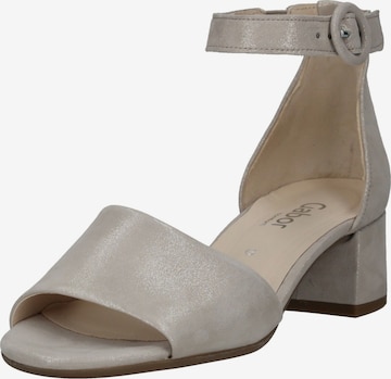 GABOR Sandale in Beige: Vorderseite