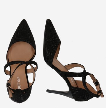 ABOUT YOU Γόβες slingback 'Juliane' σε μαύρο