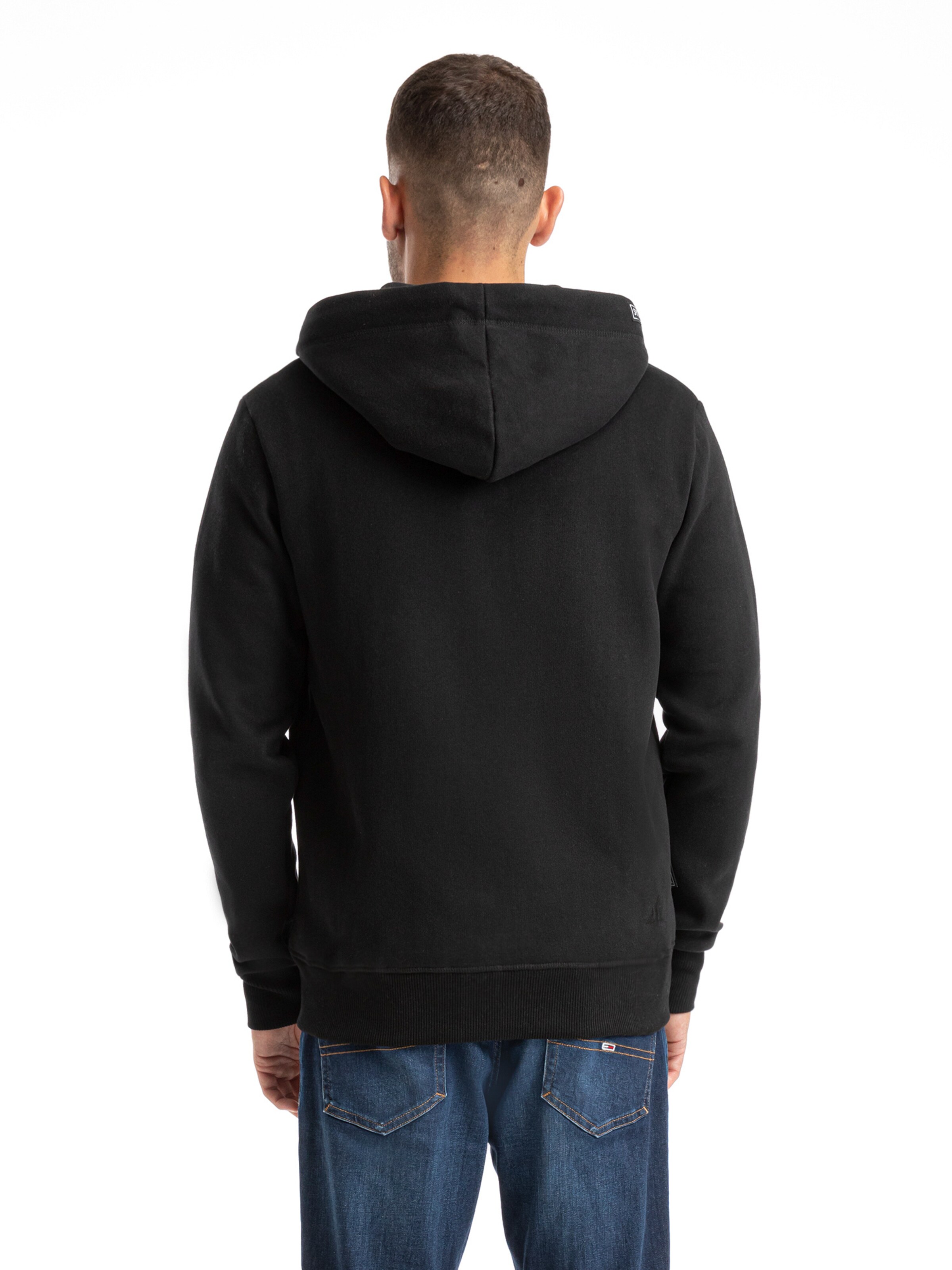 SPITZBUB Sweat jacket 'Ben' in Black