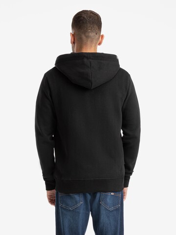 SPITZBUB Zip-Up Hoodie 'Ben' in Black