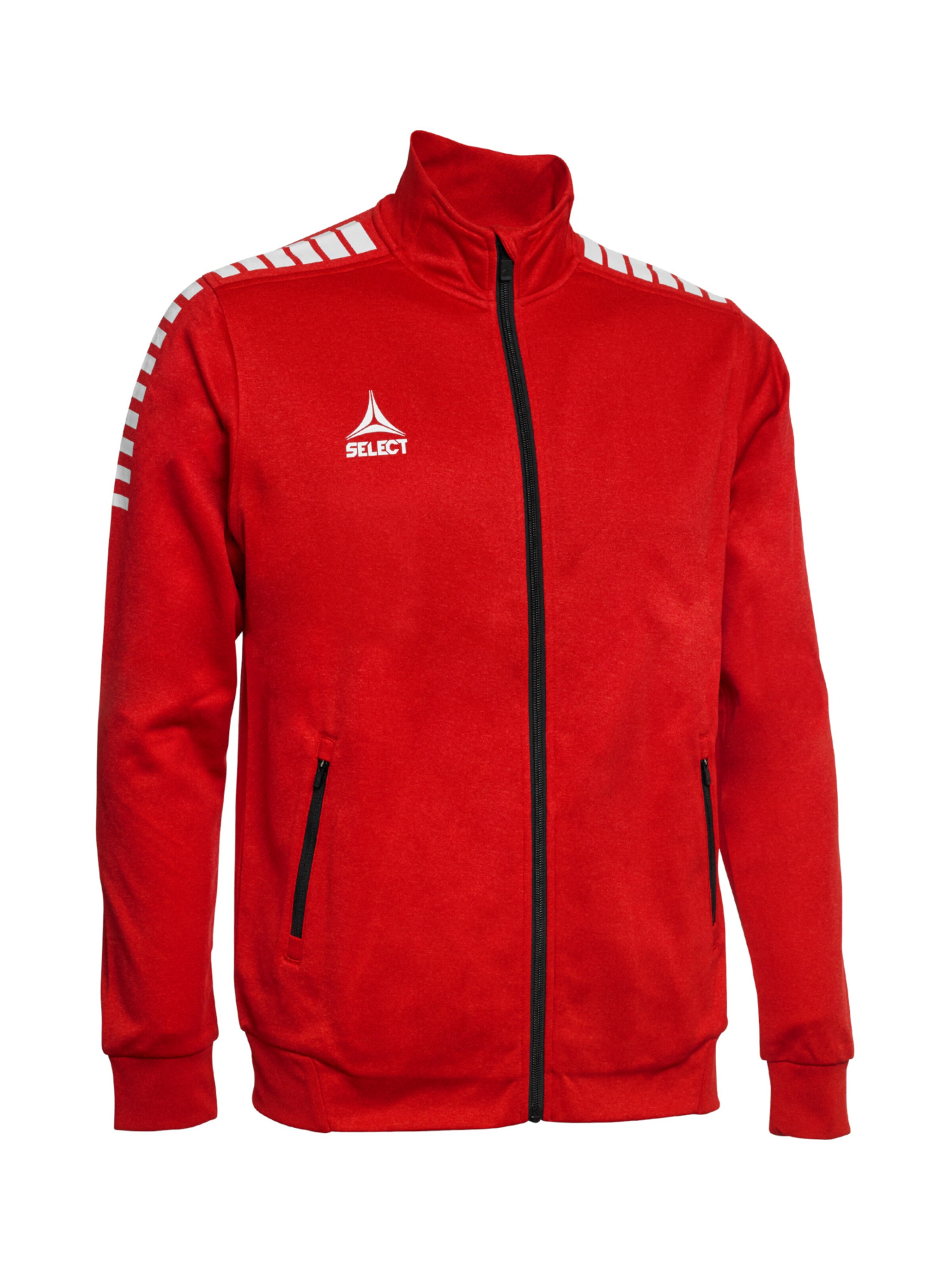 Select Sweatjacke 'Monaco' in Rot: Vorderseite