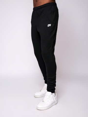 Fortex Fitness Slim fit Sports trousers 'Essential Jogger' in Black