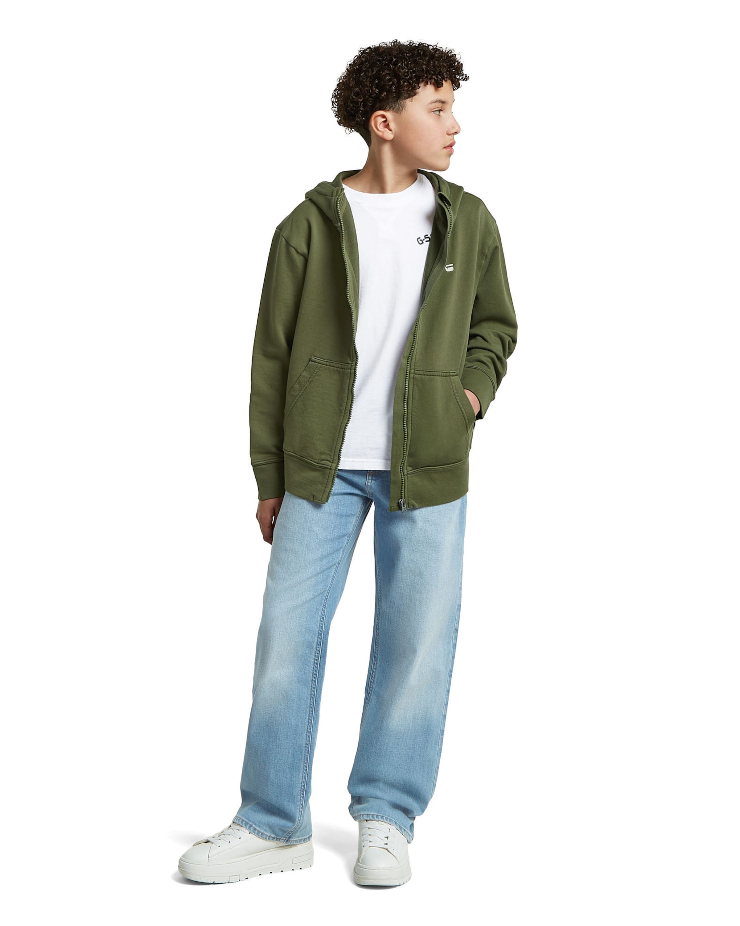 G-STAR Regular Jeans 'Boys Lenney Bootcut 2.0 Jeans' in Blauw