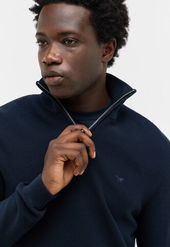MUSTANG Sweater 'Everett' in Blue
