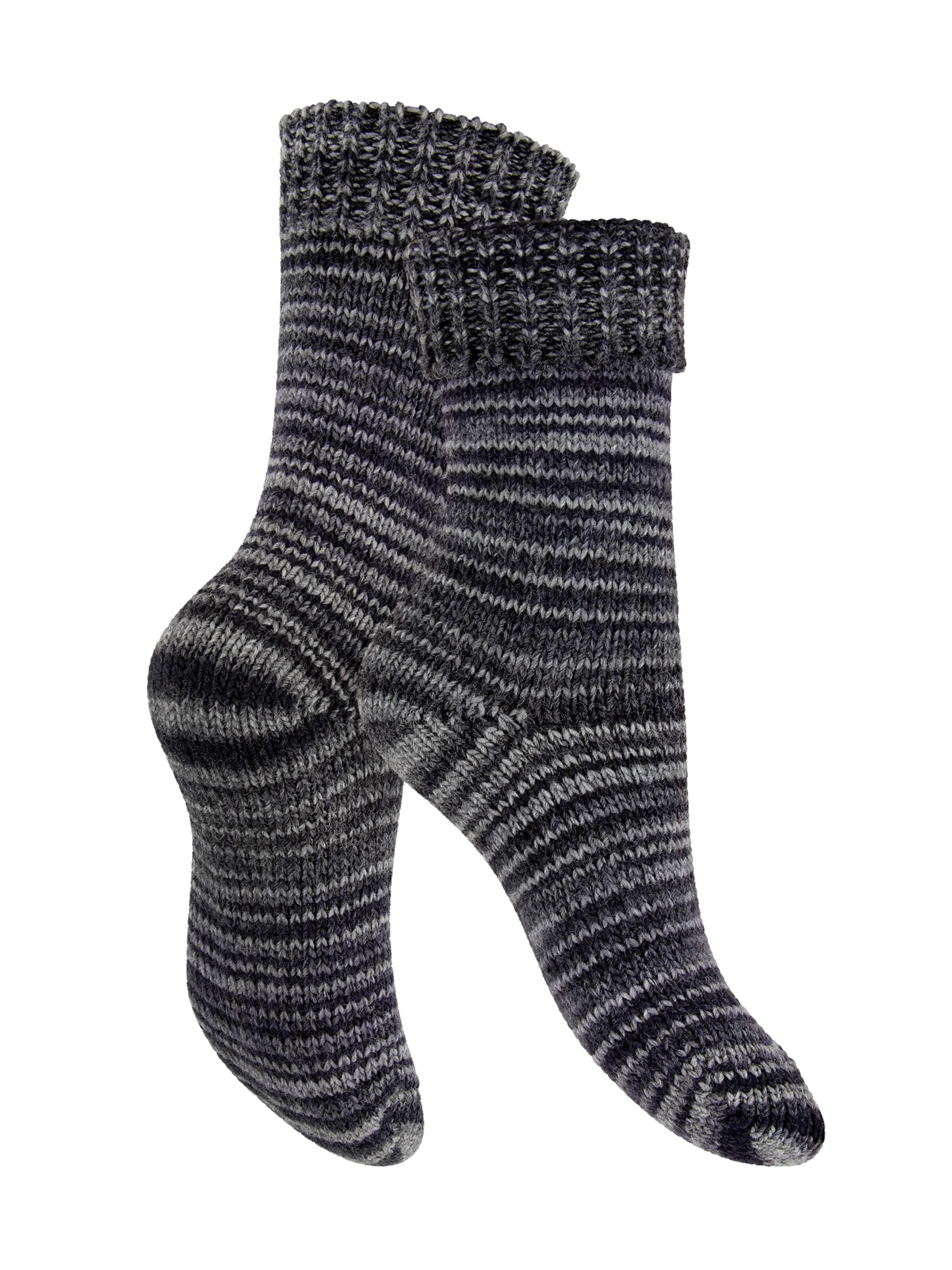 celodoro Socks 'Mouline' in Grey: front