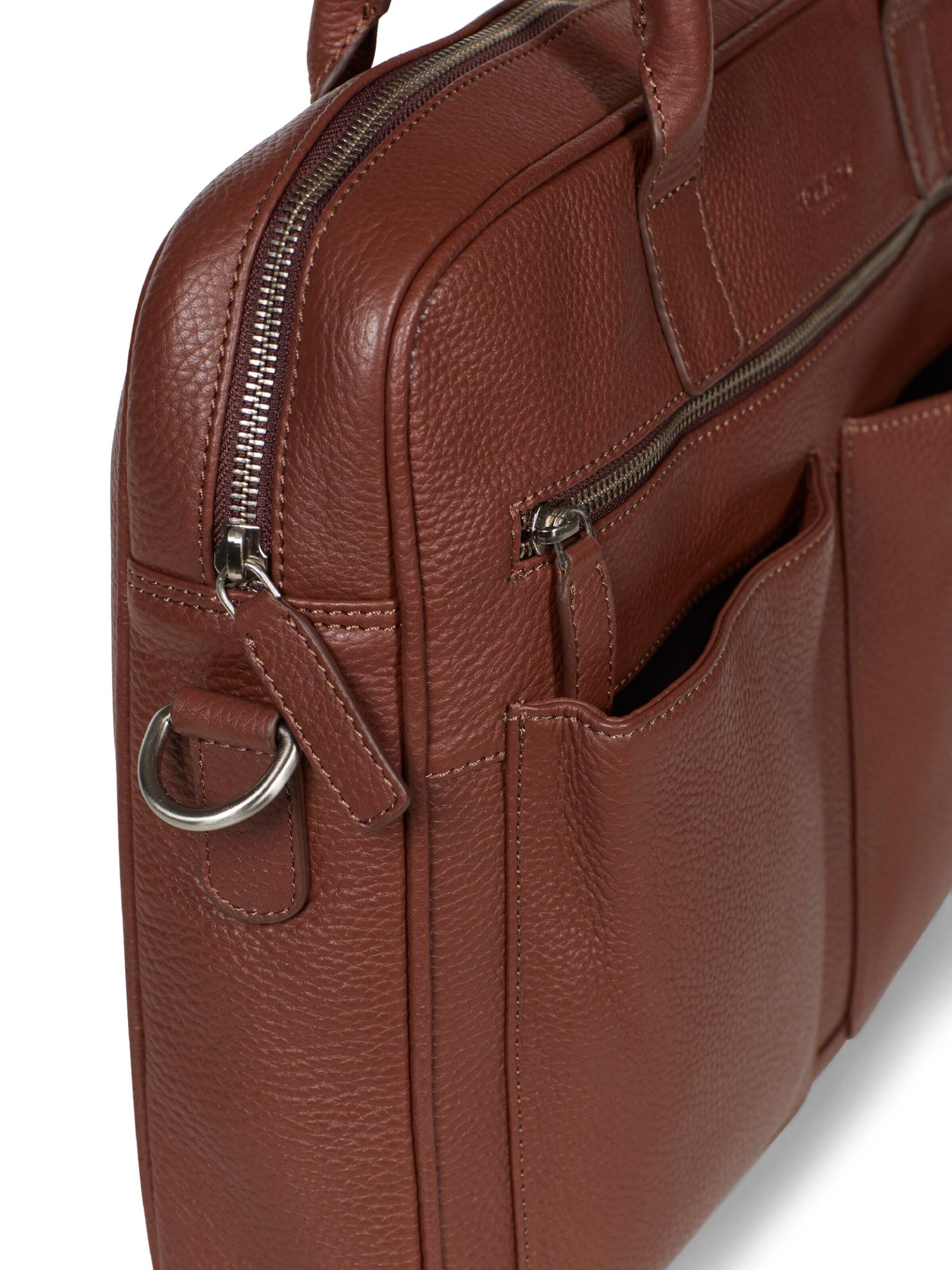 Howard London Laptoptaske 'Laptop Bag Sam Brown' i brun