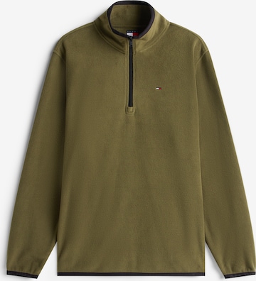 Tommy Jeans Пуловер в зелено: отпред