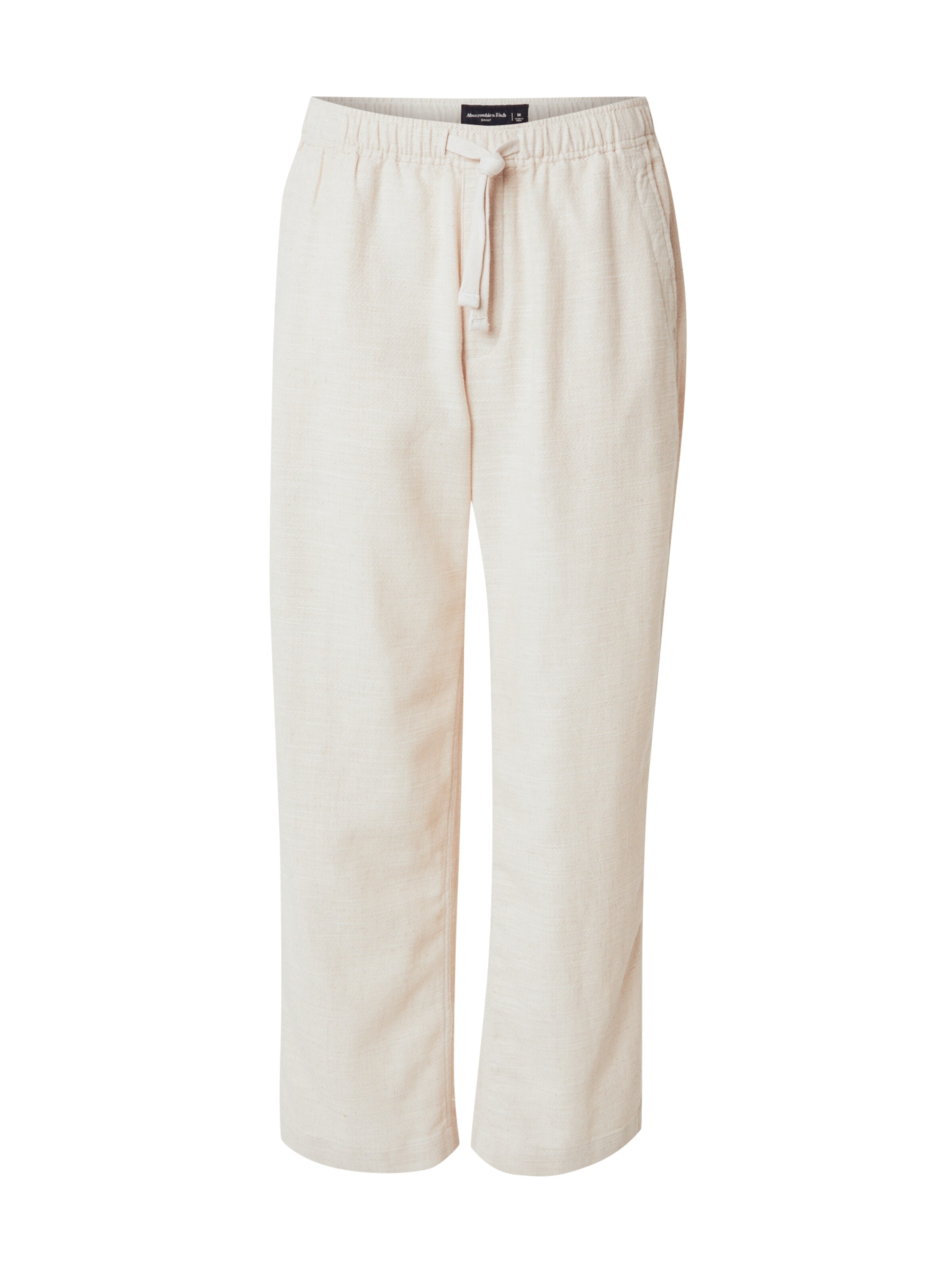 Abercrombie & Fitch Szabványos Nadrág - bézs: elől