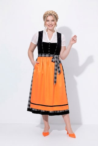 Ulla Popken Dirndl in Black: front