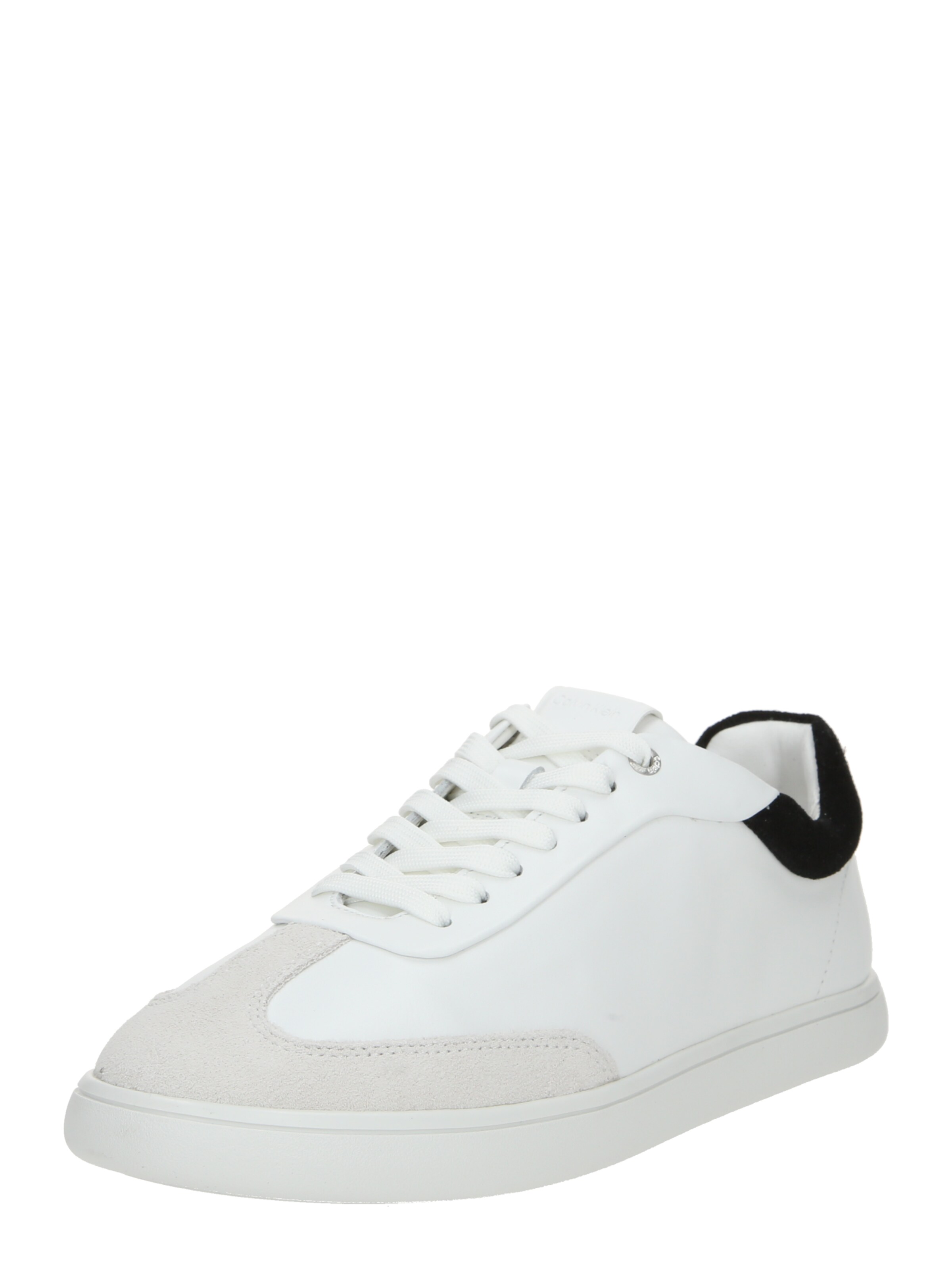 Baskets basses Calvin Klein en blanc : devant