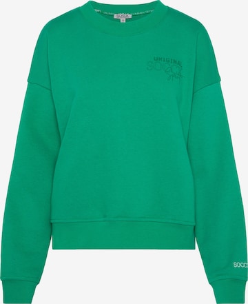 Soccx Sweatshirt in Green: front
