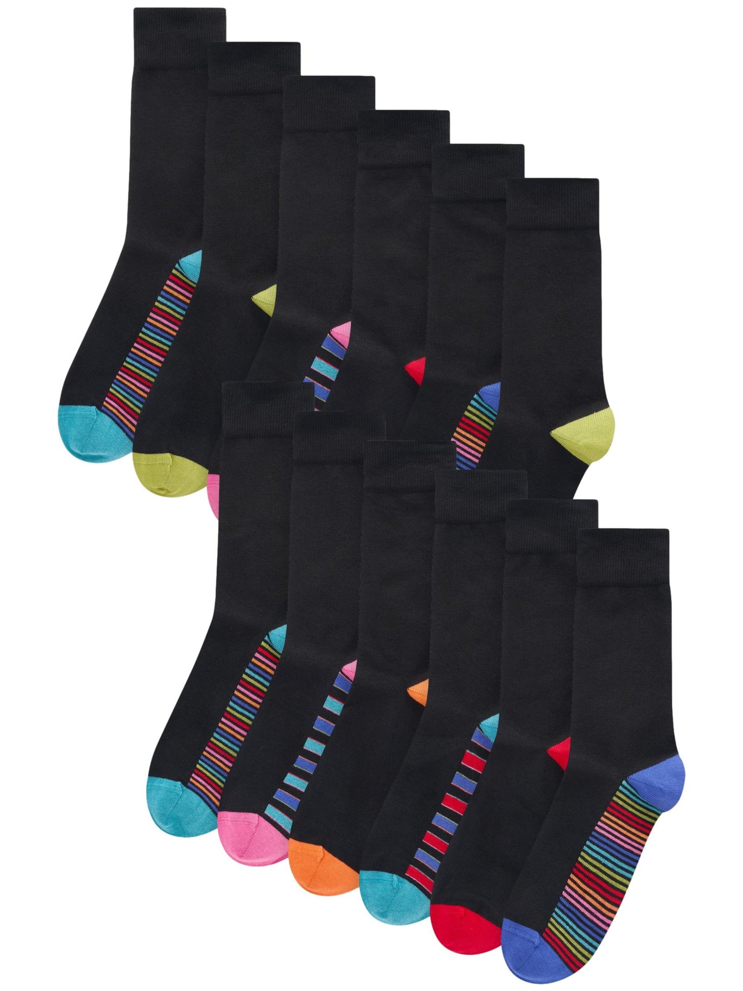 Next Къси чорапи в черно: отпред