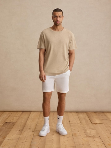 T-Shirt 'Caspar' DAN FOX APPAREL en beige
