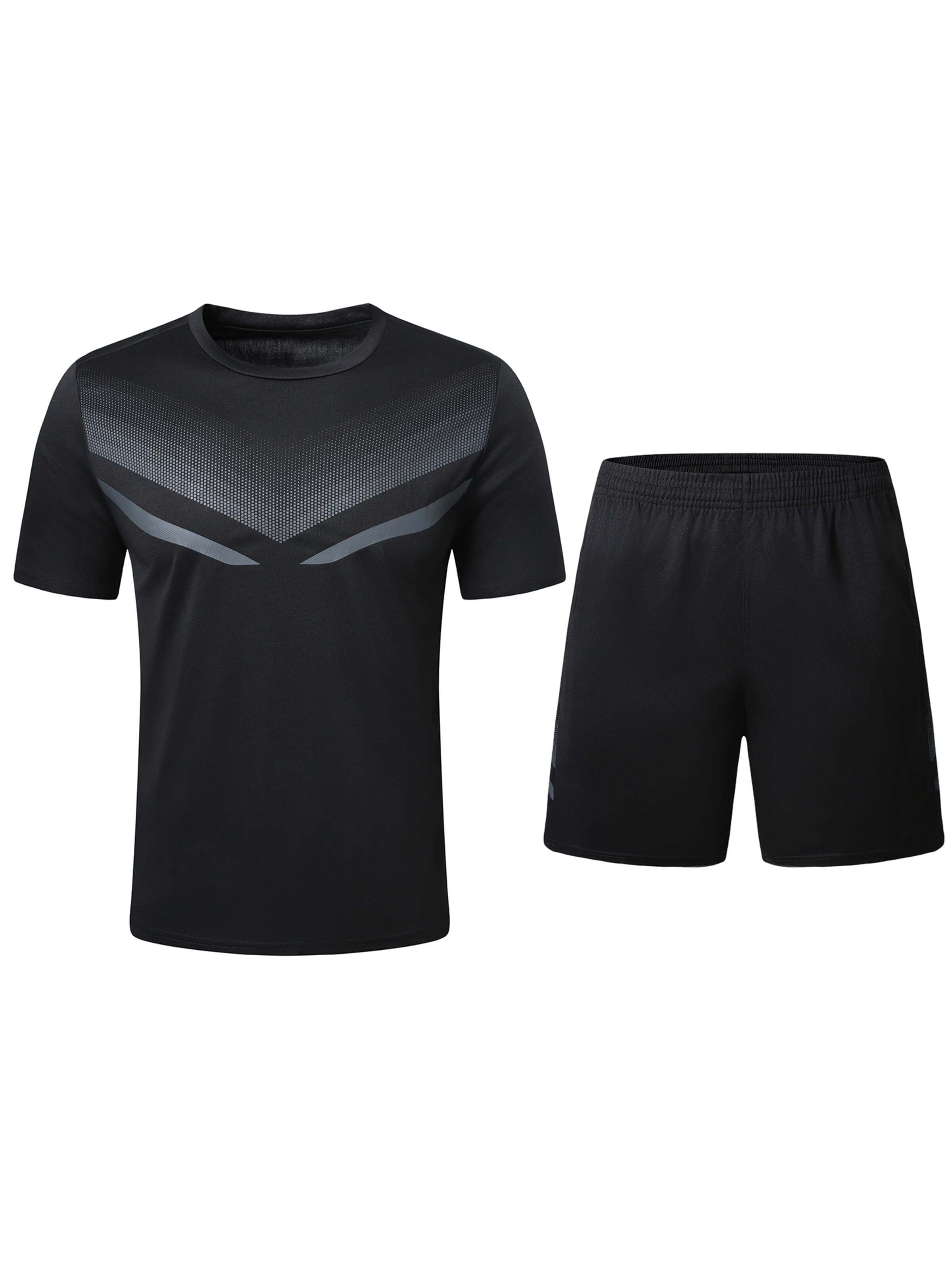YOUTHUP Tracksuit 'Belüftung' in Black: front