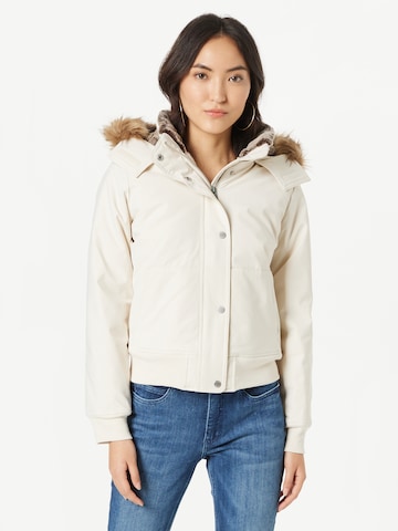 Veste d’hiver HOLLISTER en beige : devant