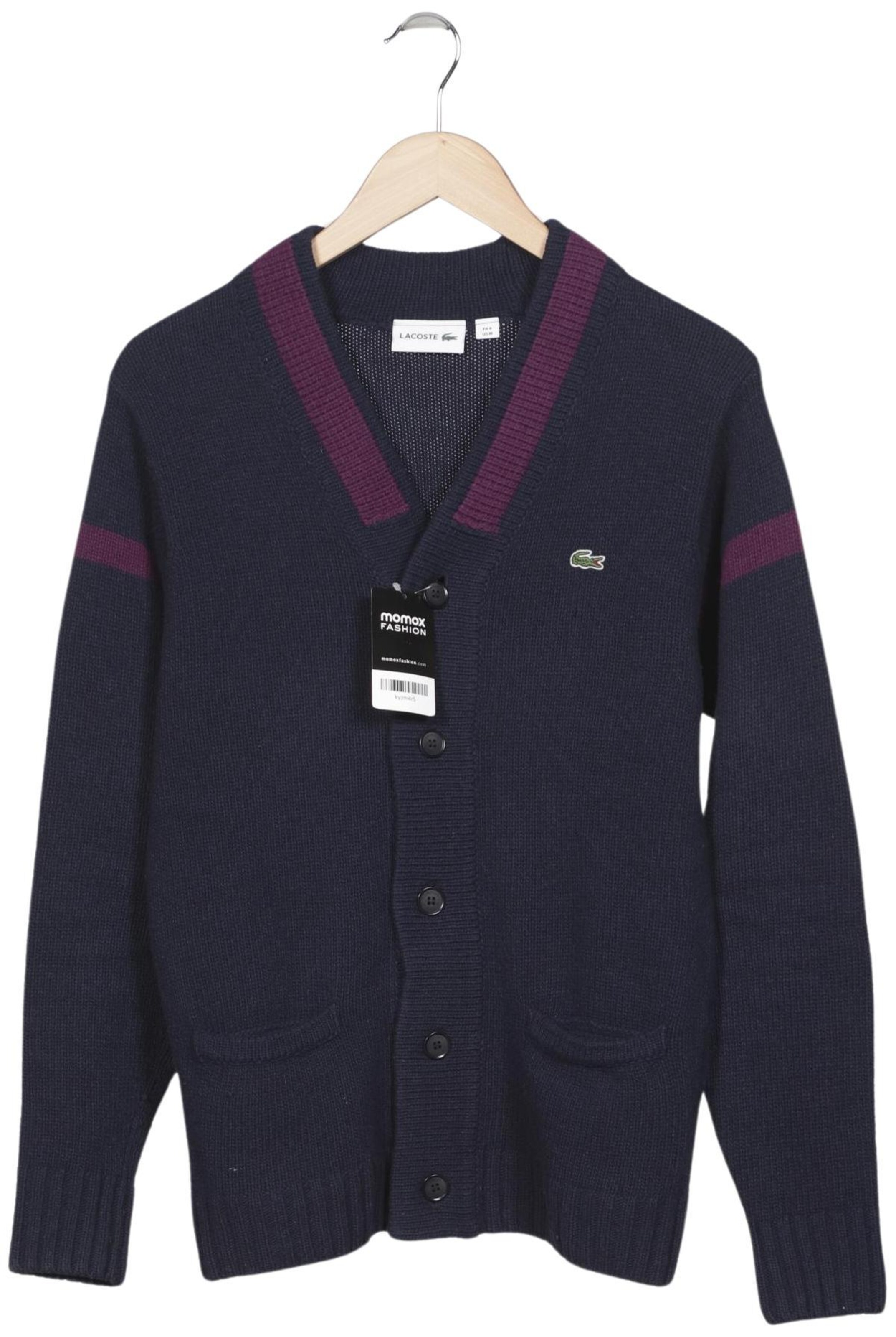 LACOSTE Strickjacke M in Blau: Vorderseite