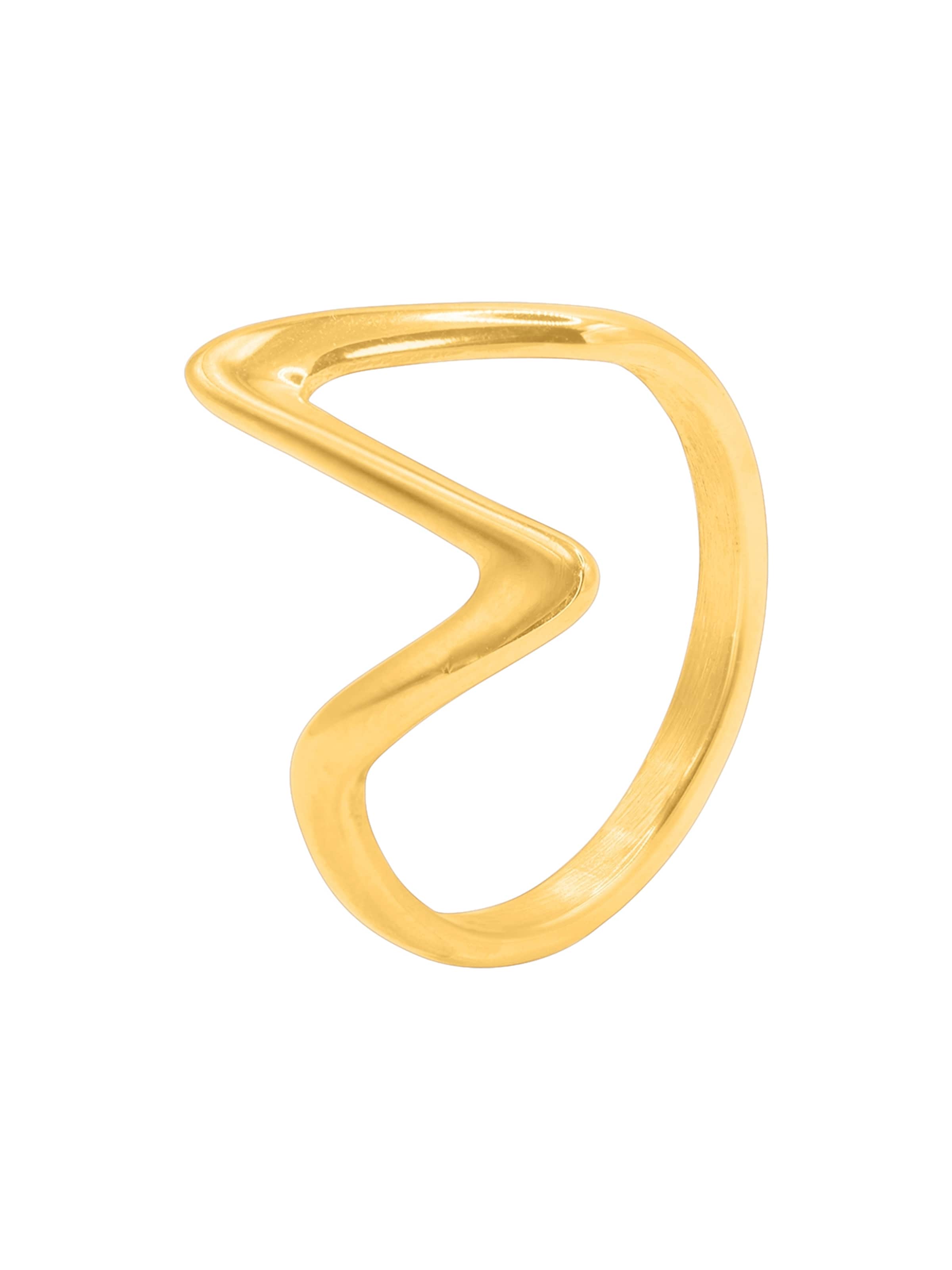 Heideman Ring 'Persi' in Gold: Vorderseite