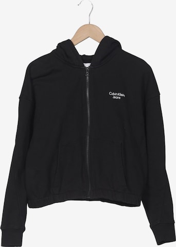 Calvin Klein Jeans Kapuzenpullover S in Schwarz: Vorderseite