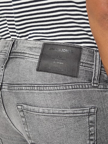 Coupe slim Jean 'JJILIAM JJORIGINAL' JACK & JONES en gris