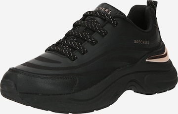 SKECHERS - Sapatilhas baixas 'HAZEL' em preto: frente