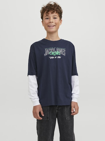 Jack & Jones Junior Shirts 'Tribeca' i blå: forside