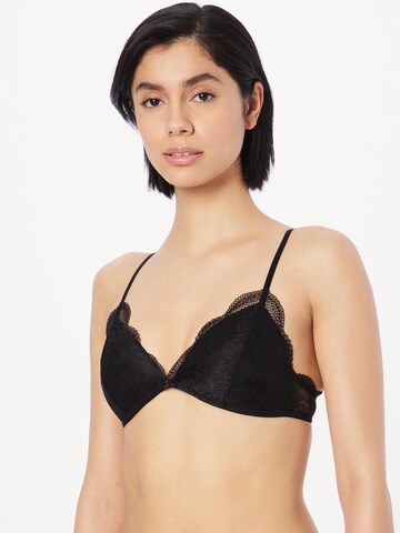 Cotton On Body Triangle Bra 'Nala' in Black: front