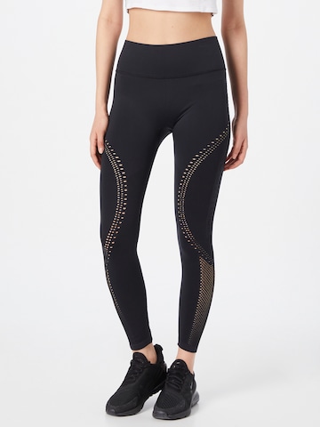 Calvin Klein Sport Skinny Sporthose in Schwarz: predná strana