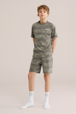 WE Fashion Пижама в Зеленый