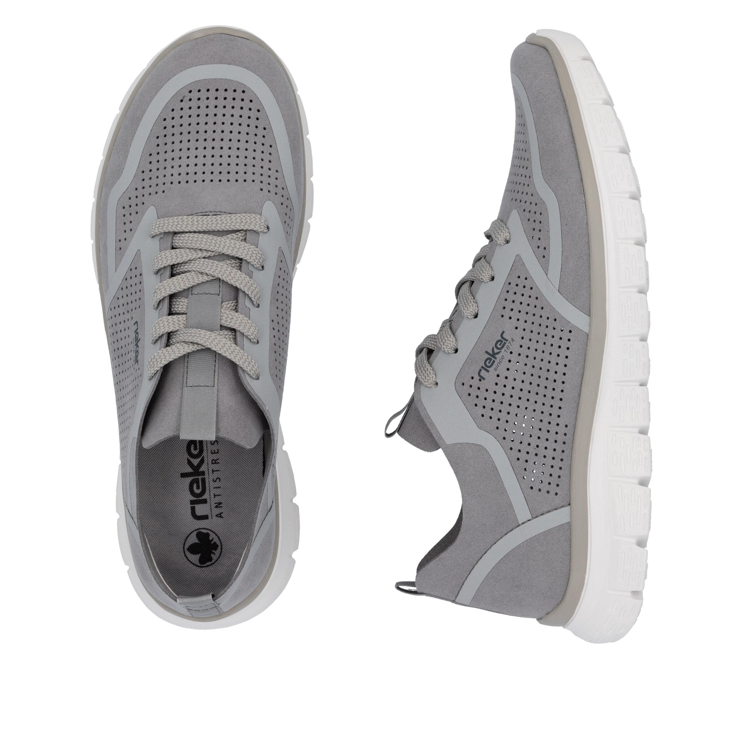 Rieker Sneaker Low 'B6600' in Grau