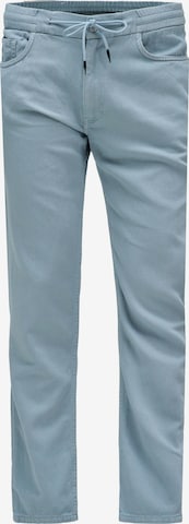 Salsa Jeans Regular Hosen Joggers in Blau: Vorderseite