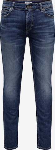 Only & Sons Regular Jeans 'Loom' in Blauw: voorkant