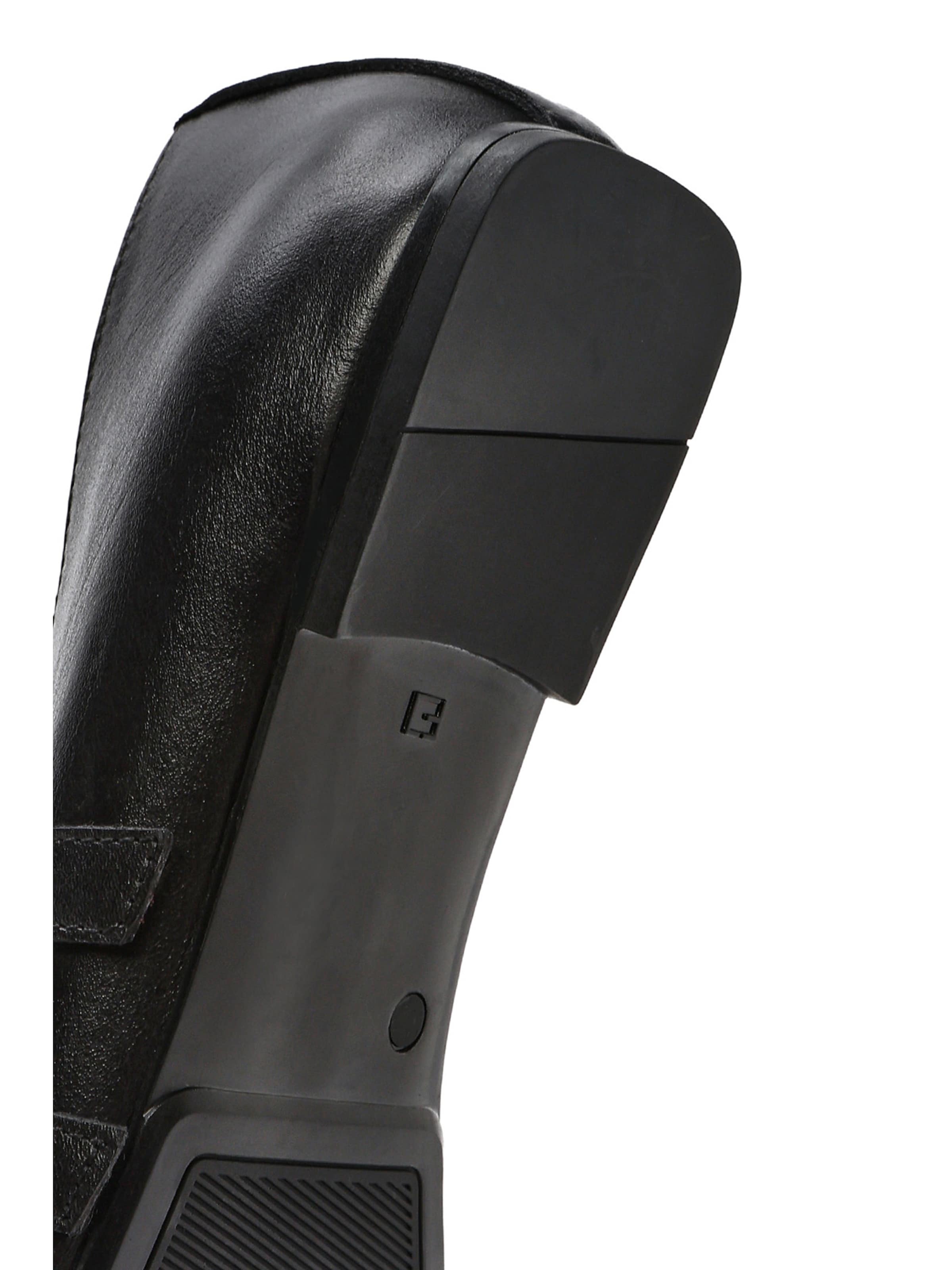 Derimod Riemchenballerina in Schwarz