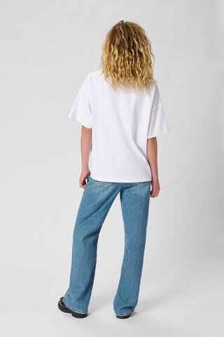 T-shirt 'DanaMW' My Essential Wardrobe en blanc