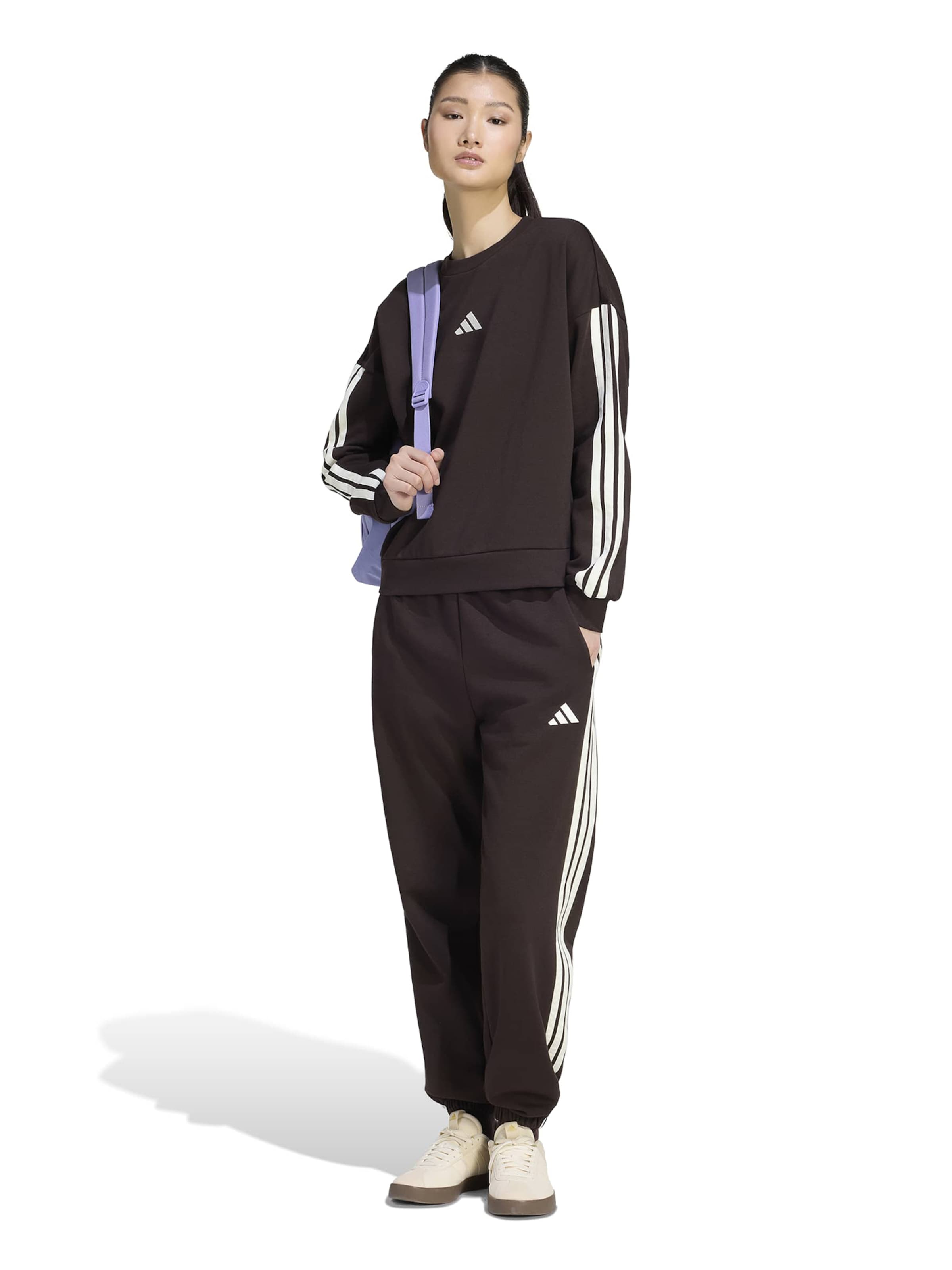 ADIDAS SPORTSWEARSportska sweater majica 'Essentials' - smeđa boja